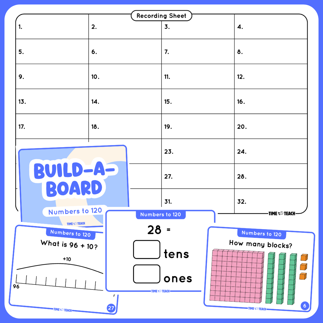 Build-A-Board: Number Sense Game Cards (Digital Download)