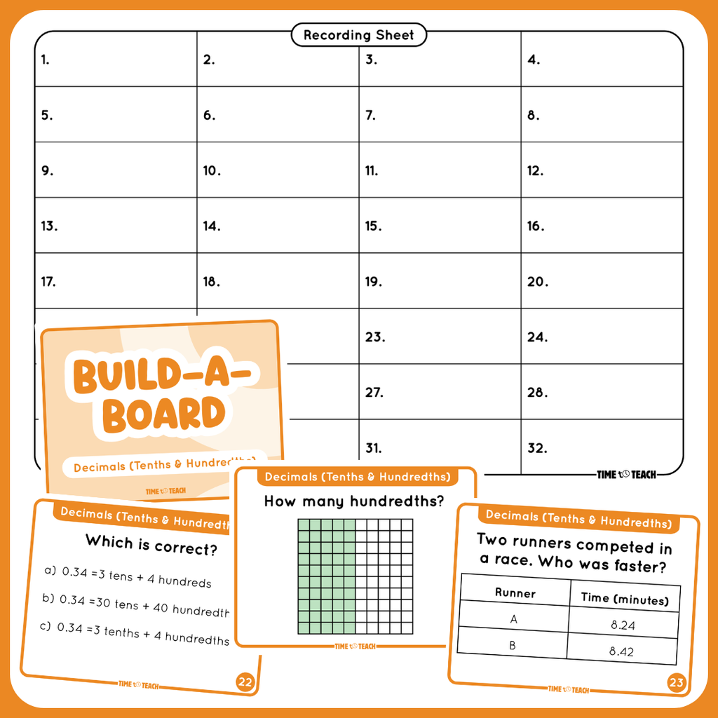Build-A-Board: Number Sense Game Cards (Digital Download)