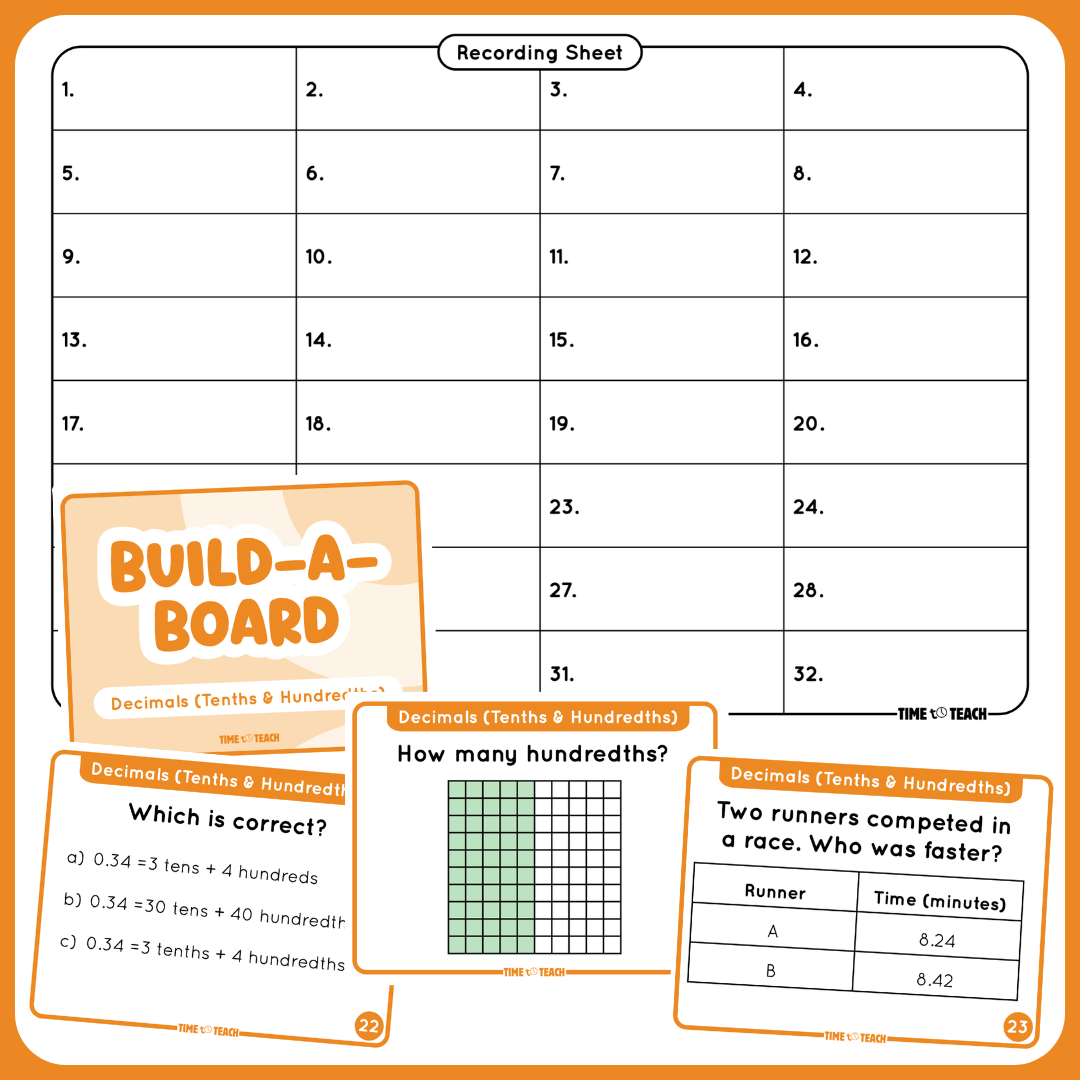 Build-A-Board: Number Sense Game Cards (Digital Download)