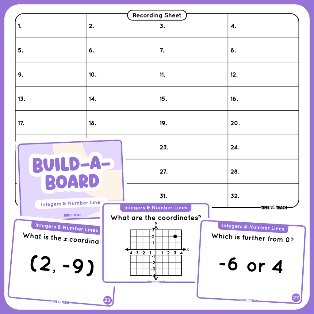 Build-A-Board: Number Sense Game Cards (Digital Download)