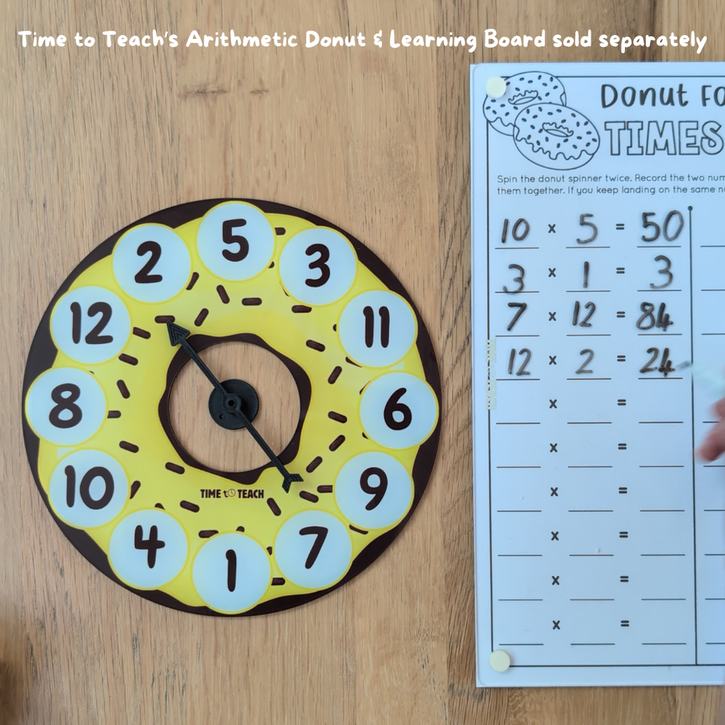 Donut Forget Your Tables Worksheets