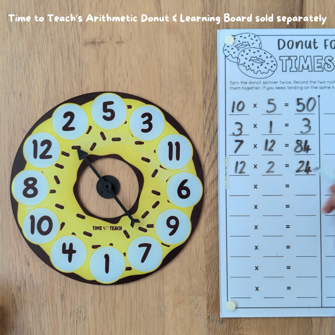 Donut Forget Your Tables Worksheets