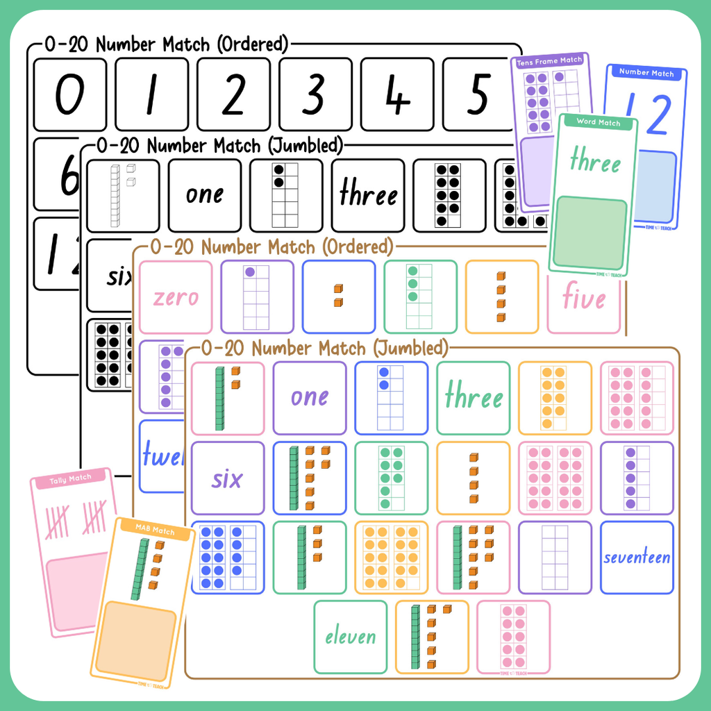 NumberTile Early Numeracy Bundle (Digital Download)