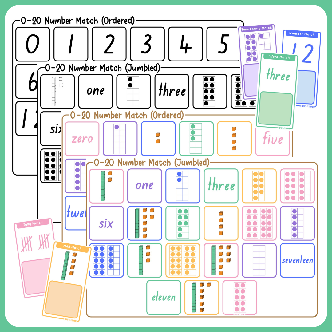 NumberTile Early Numeracy Bundle (Digital Download)