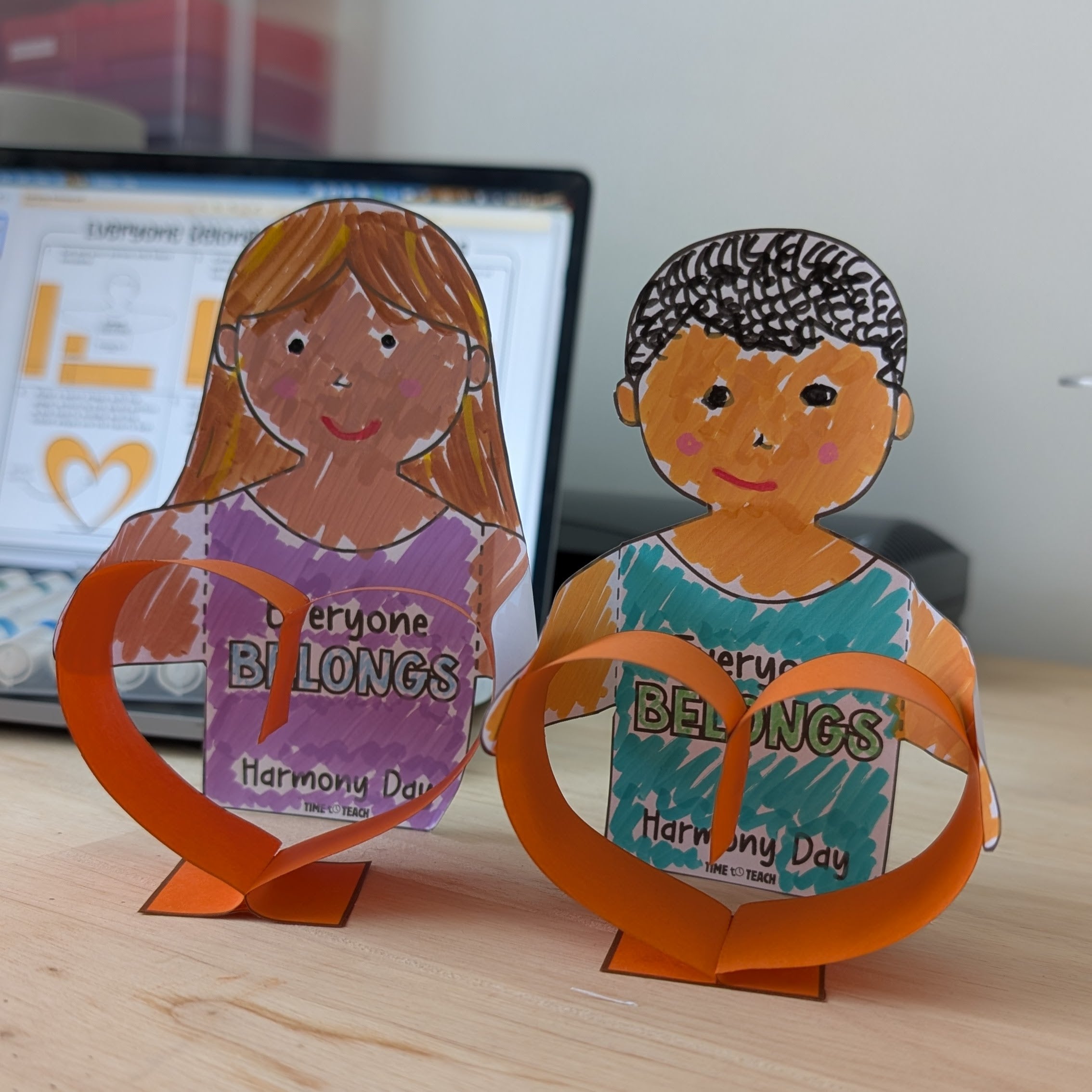 Everyone Belongs Harmony Day Craft (Digital Download)