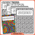 Mindfulness Subject Title Pages (Digital Download)