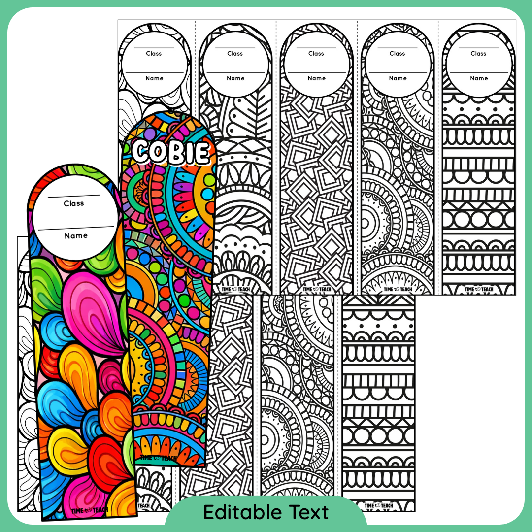 Mindfulness Bookmarks (Digital Download)