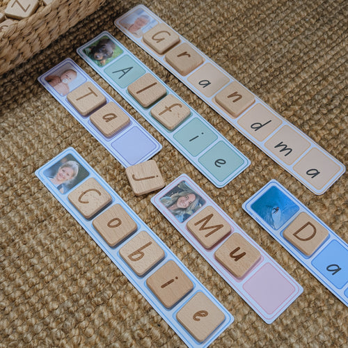 AlphaTile DIY Name Cards (Digital Download)